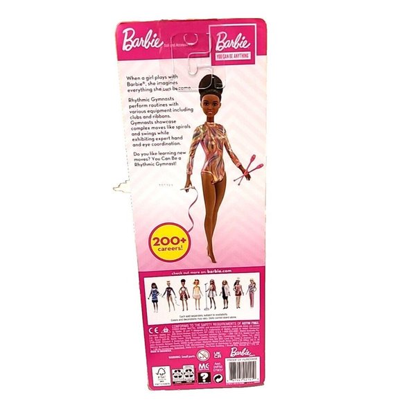 Barbie Rhythmic Gymnast You Can Be Anything Career African American Doll NEW - Picture 5 of 5